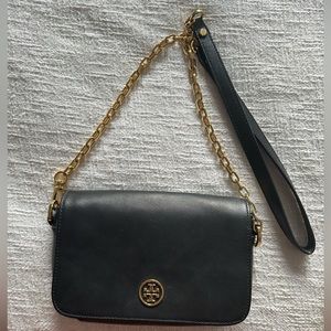 Tory Burch Black with Gold Hardware Crossbody Bag